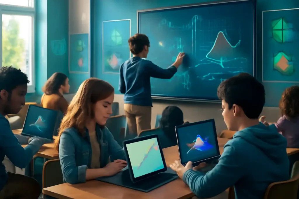 Álgebra e Tecnologia: Softwares e aplicativos educacionais.