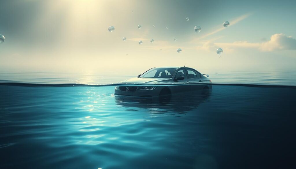 Sonhar com carro caindo na água: interpretação