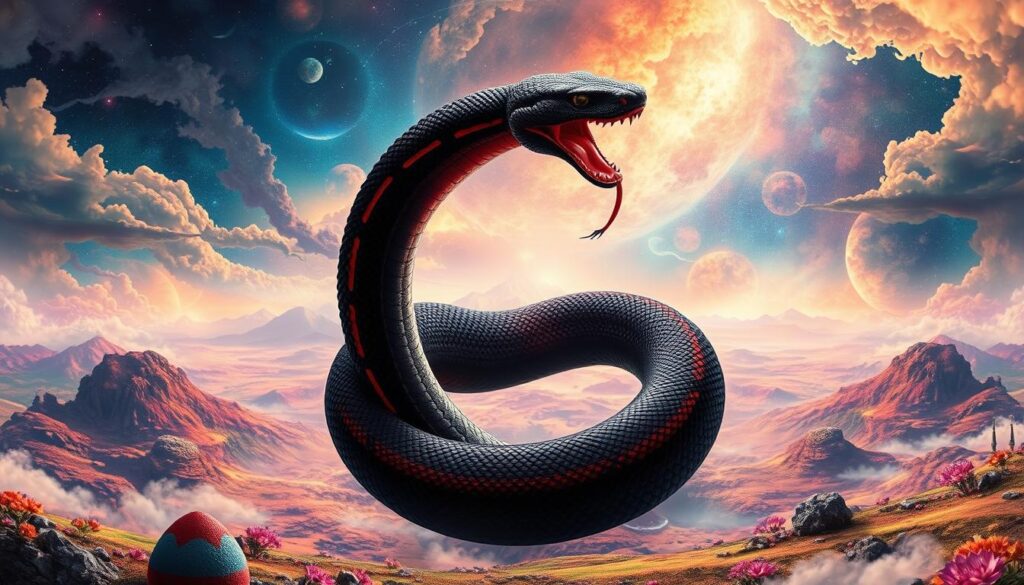 Sonhar com cobra preta e vermelha: o que significa