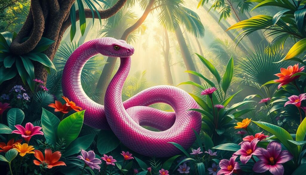 Sonhar com cobra rosa: significado