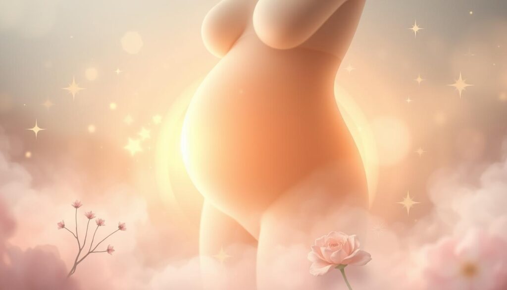 Sonhar que está grávida com barriga: o que significa